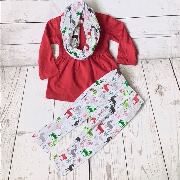 3t christmas outfit girl